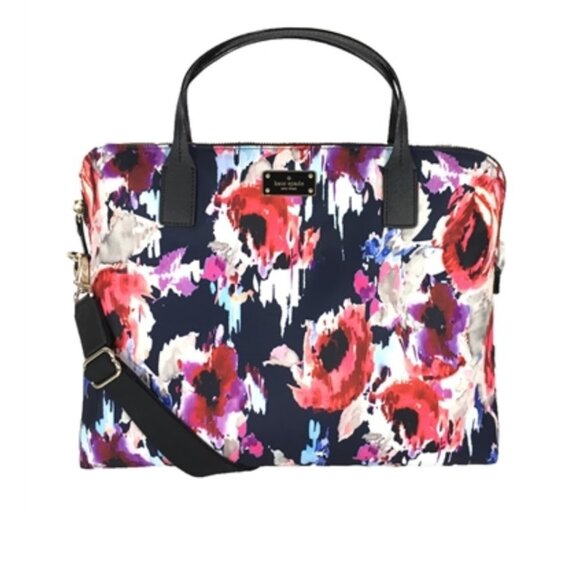 Kate Spade Handbags - Kate Spade Blake Avenue Deveney Laptop Bag, Hazy Floral.Multicolor